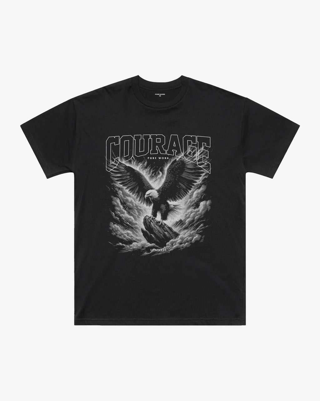 Courage Graphic Oversized T-Shirt