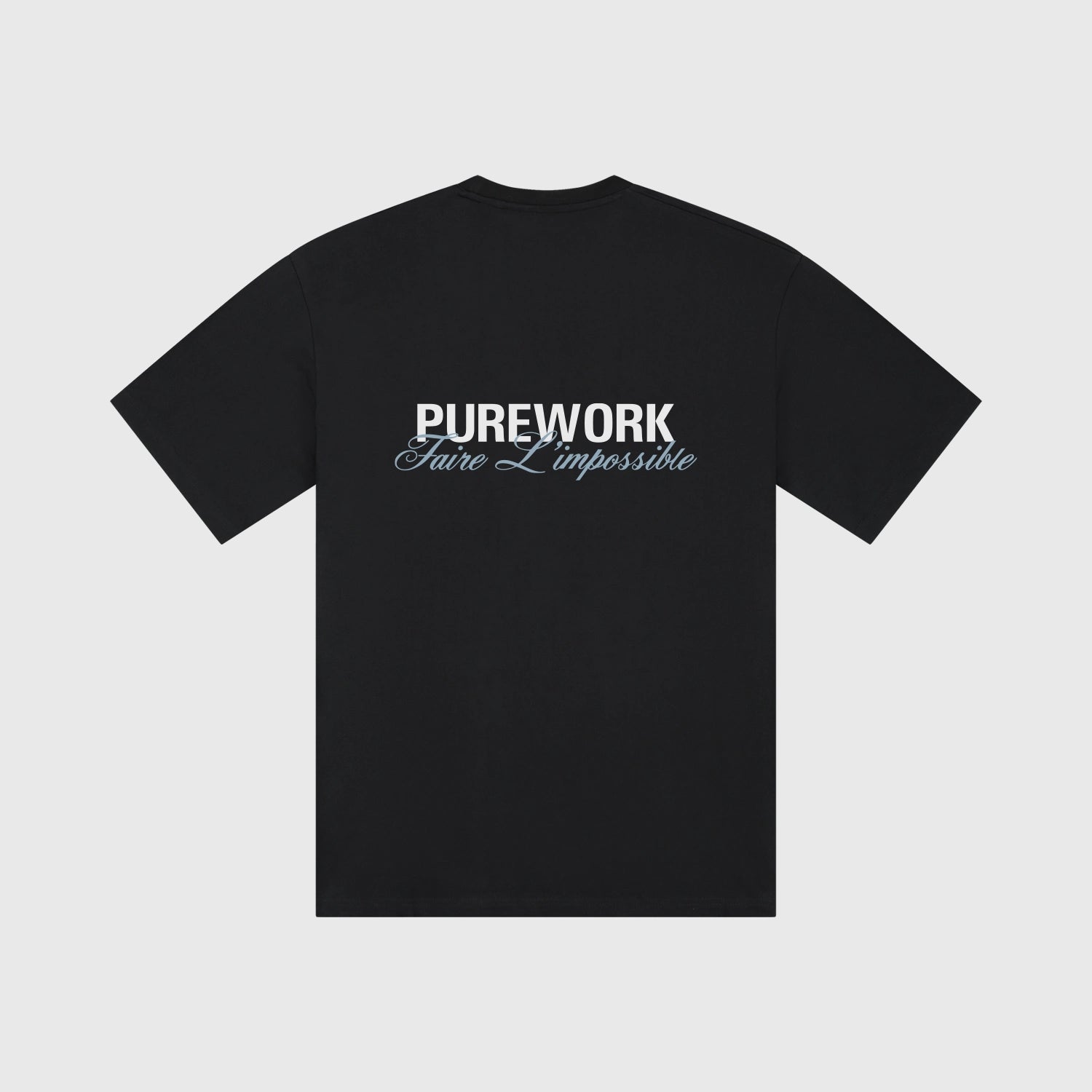 purework-faire-limpossible-tshirt-zwart-achterkant